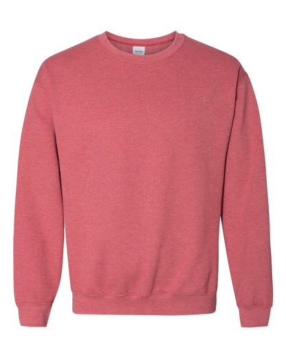 Gildan 18000 Unisex Heavy Blend™ Crewneck Sweatshirt - Heather Scarlet Red - Front View