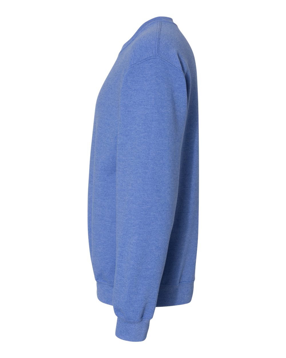 Gildan 18000 Unisex Heavy Blend™ Crewneck Sweatshirt - Heather Deep Royal - Direct Side