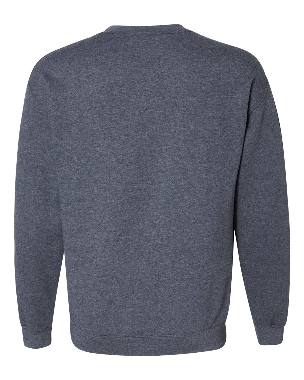 Gildan 18000 Unisex Heavy Blend™ Crewneck Sweatshirt - Heather Dark Navy - Back View