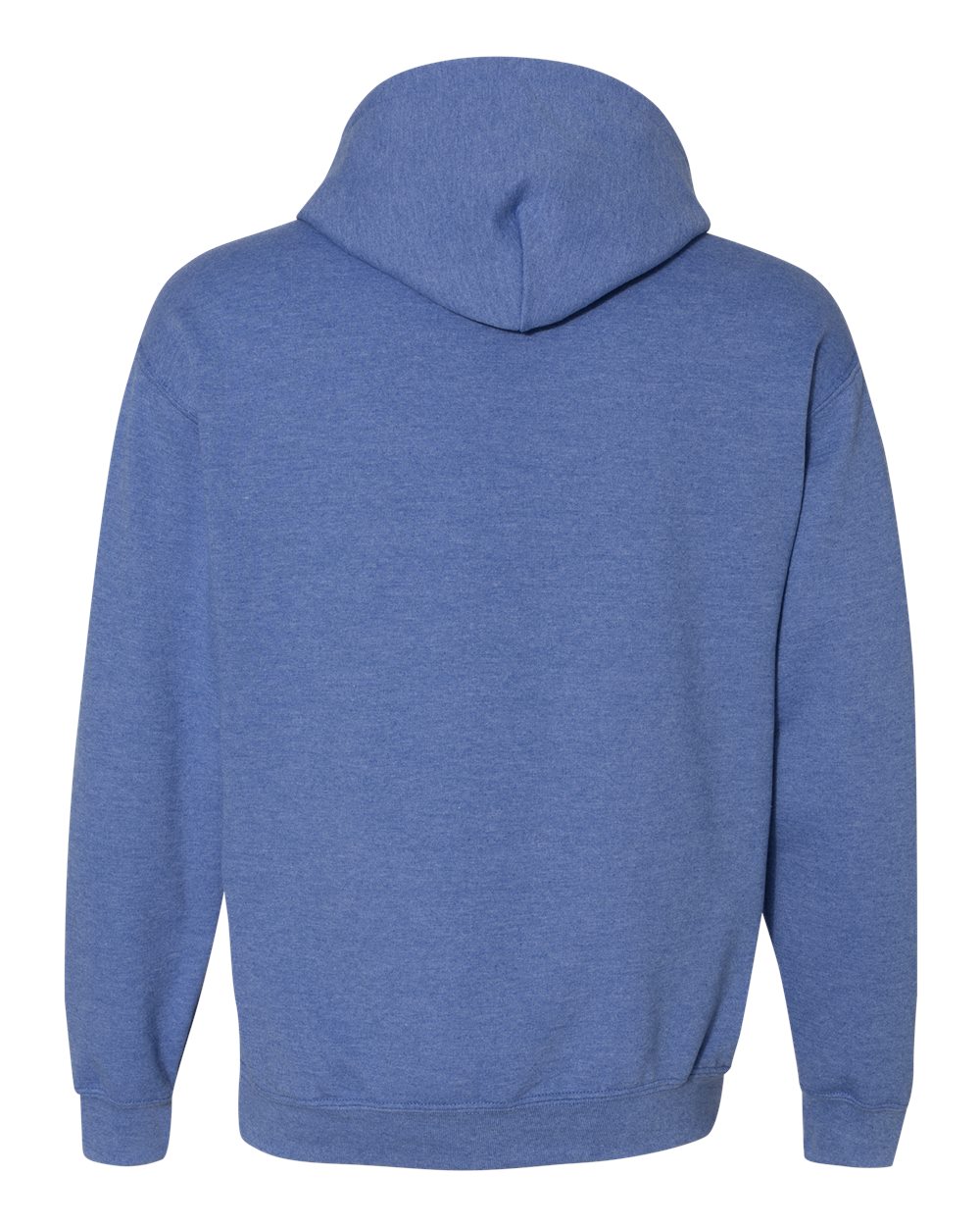 Gildan 18500 Unisex Heavy Blend™ Hooded Sweatshirt - Heather Deep Royal - Back View