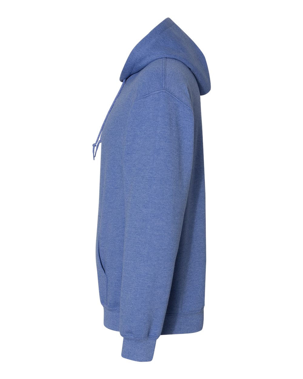 Gildan 18500 Unisex Heavy Blend™ Hooded Sweatshirt - Heather Deep Royal - Direct Side