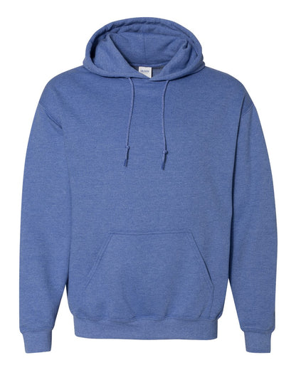 Gildan 18500 Unisex Heavy Blend™ Hooded Sweatshirt - Heather Deep Royal - Front View