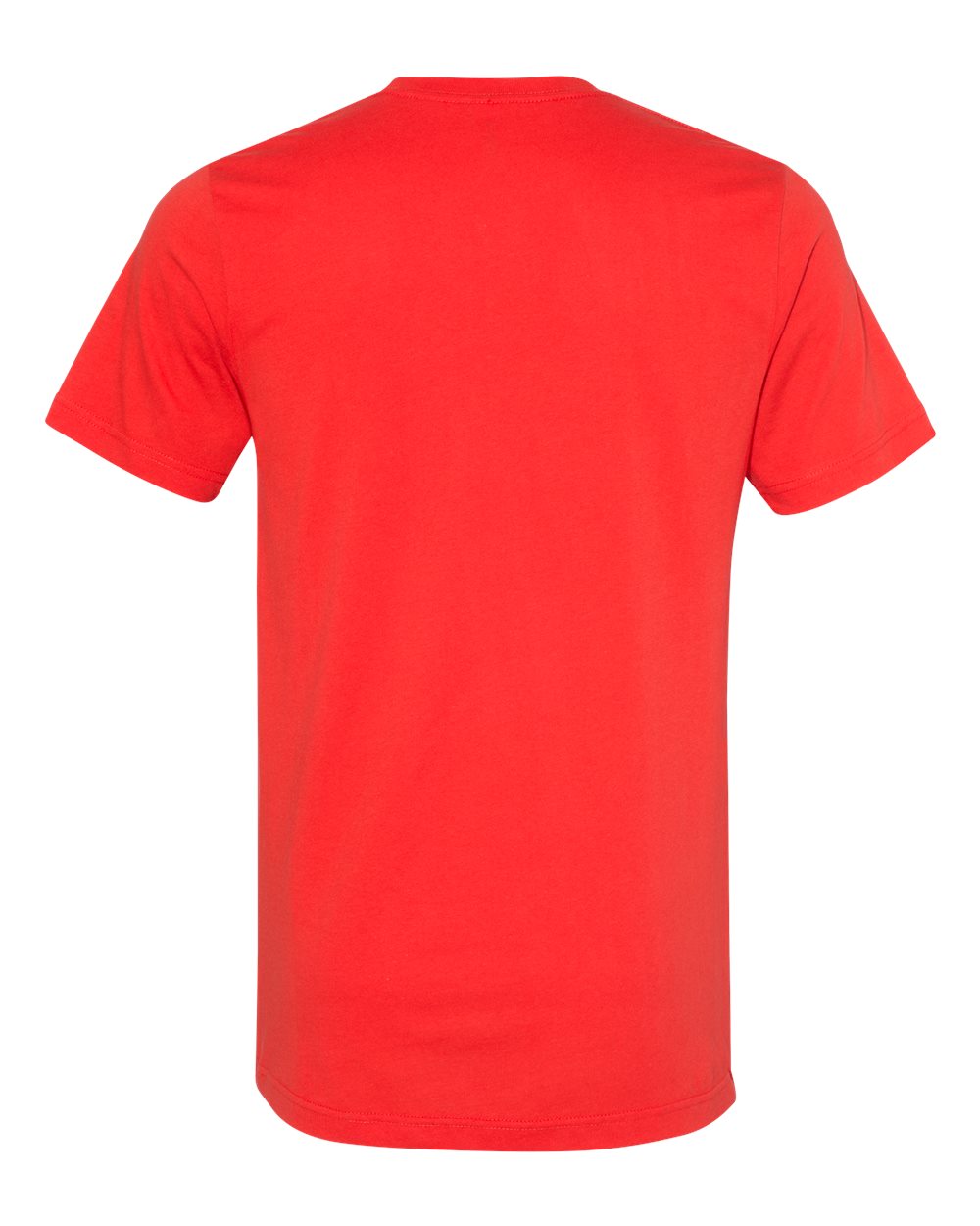 BELLA + CANVAS 3001 Jersey Tee - Poppy - Back View