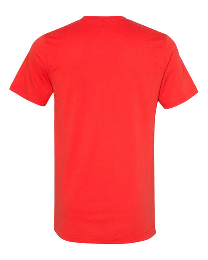 BELLA + CANVAS 3001 Jersey Tee - Poppy - Back View
