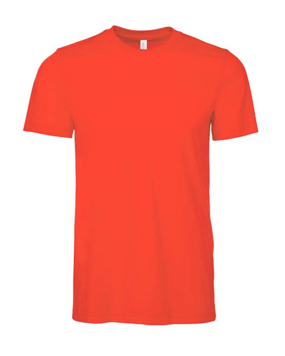 BELLA + CANVAS 3001 Jersey Tee - Poppy - Front View