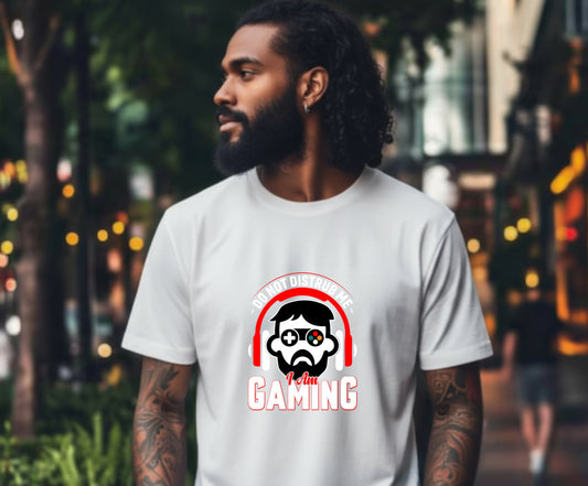 Focused Gamer Silhouette – Gaming DTF Transfer