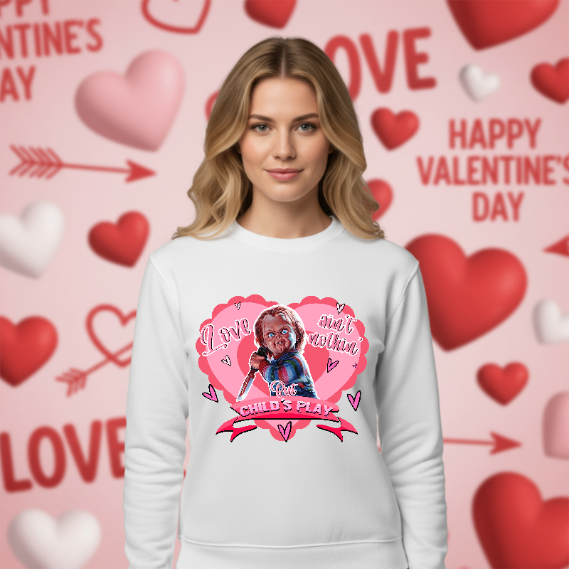 "I'M JUST HERE FOR THE CUPCAKES" – Valentines DTF Transfer