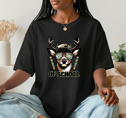 100 Days Smarter Deer Hunting – 100 Days of School DTF Transfer