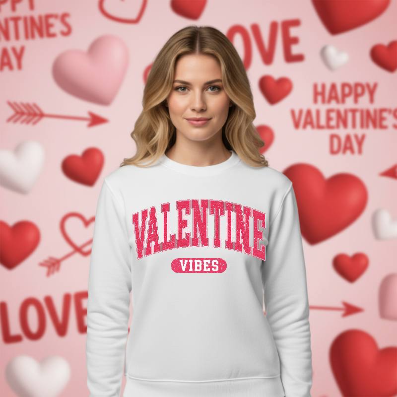 VALENTINES VIBES Leopard Heart – Valentines DTF Transfer