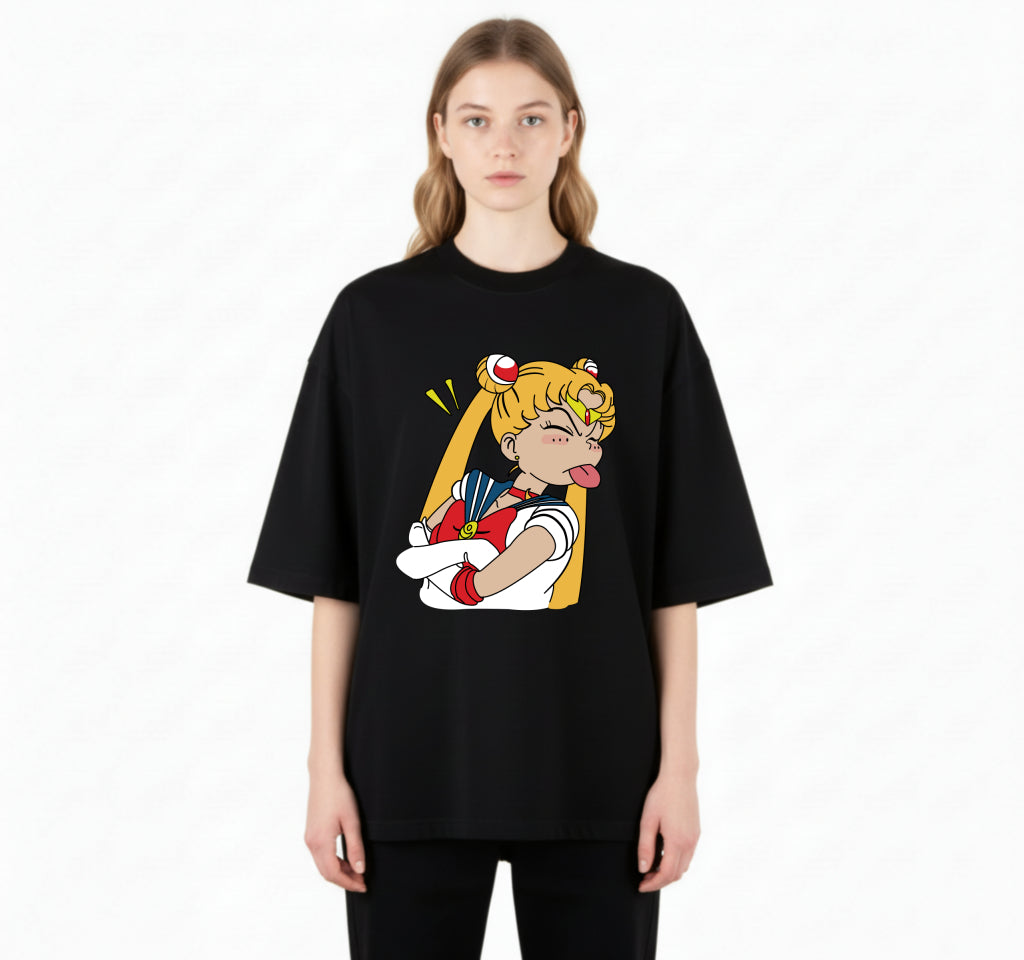 Sailor Moon Action Pose – Anime DTF Transfer