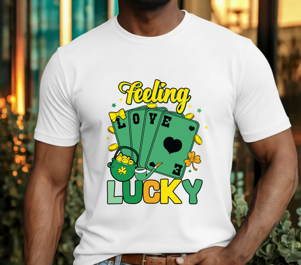 I'm Just Here For The Shenanigans Shamrock – St. Patrick's Day DTF Transfer