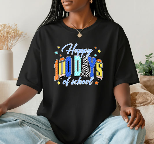 HAPPY 100 DAYS OF SCHOOL – 100 Days of School DTF Transfer