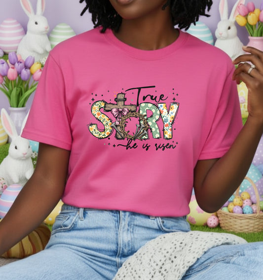 Floral Bunny Head – Easter DTF Transfer