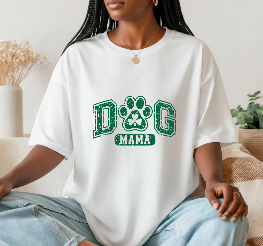 LUCKY ST. PATRICK'S DAY Distressed Shamrock – DTF Transfer