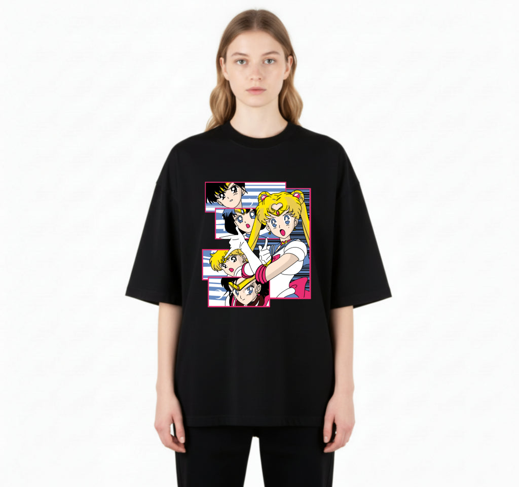 Sailor Moon Action Pose – Anime DTF Transfer