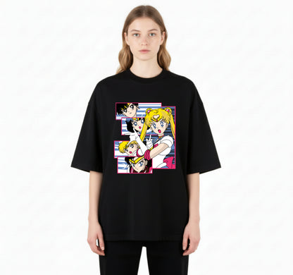 Sailor Moon Action Pose – Anime DTF Transfer