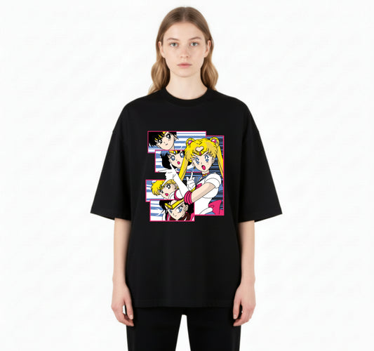 Sailor Moon Action Pose – Anime DTF Transfer