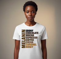 Melanin Afro Woman Silhouette – Black History DTF Transfer