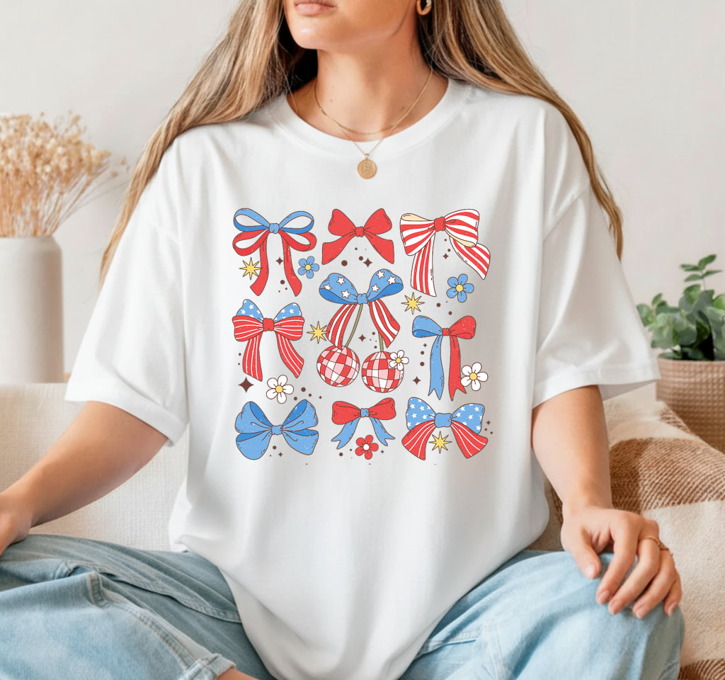 Sparkling Patriot Fireworks – 4th of July DTF Transfer