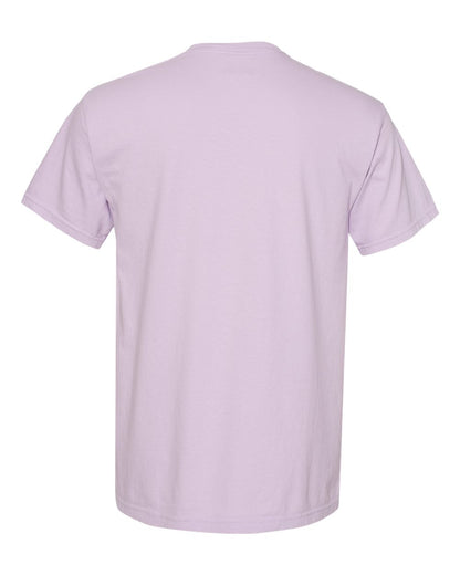 Comfort Colors 1717 Unisex Garment-Dyed Heavyweight T-Shirt - Orchid - Back View