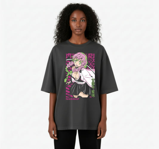 Pink-Haired Warrior Girl – Anime DTF Transfer