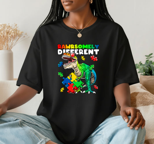 Autism Awareness Acceptance Puzzle Heart – DTF Transfer