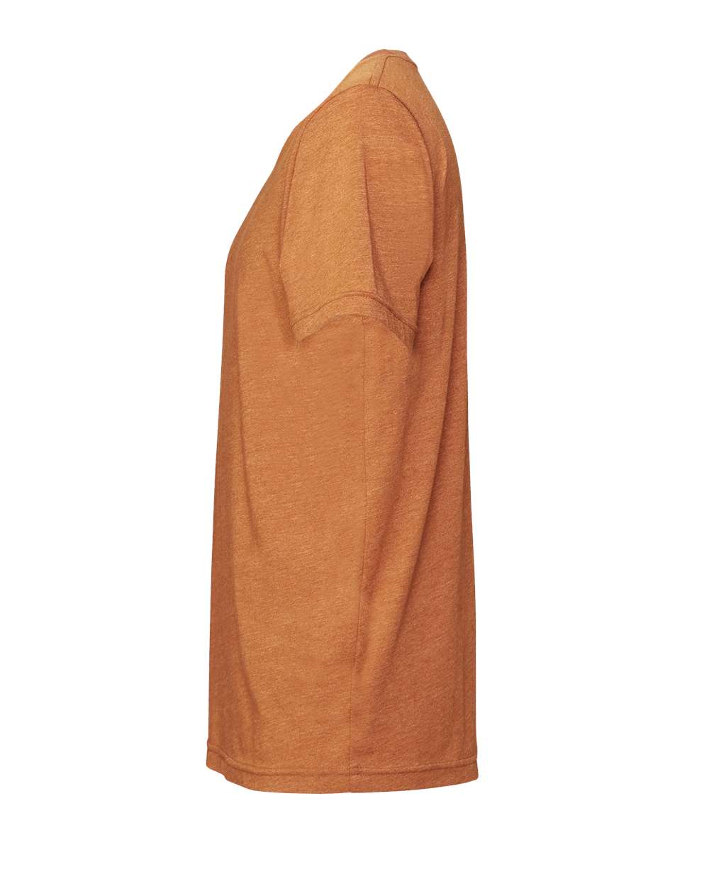BELLA + CANVAS 3001CVC CVC Jersey Tee - Heather Autumn - Direct Side