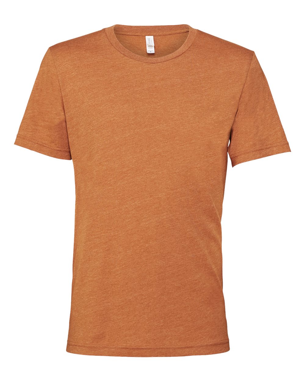 BELLA + CANVAS 3001CVC CVC Jersey Tee - Heather Autumn - Front View