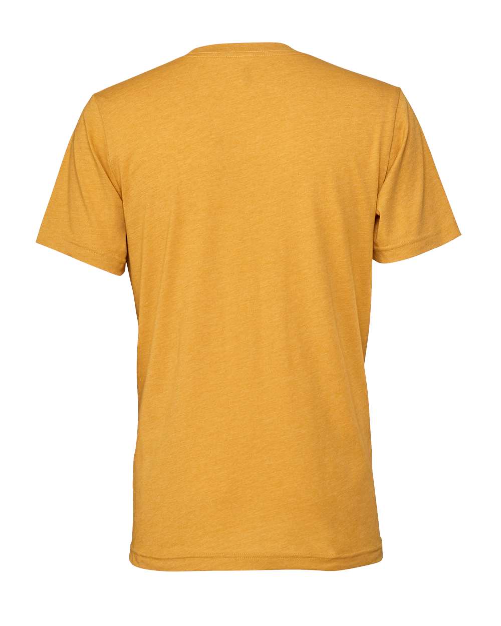 BELLA + CANVAS 3001CVC CVC Jersey Tee - Heather Mustard - Back View