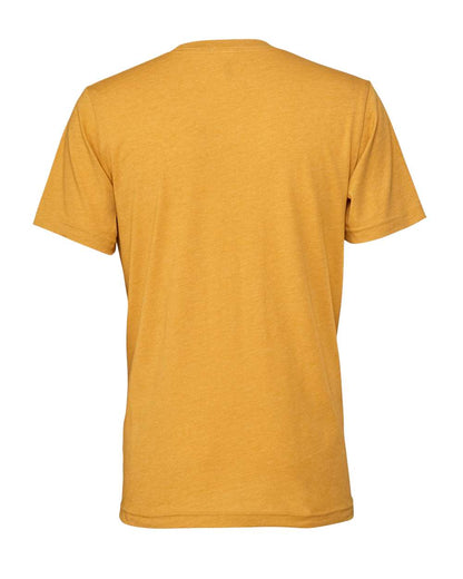 BELLA + CANVAS 3001CVC CVC Jersey Tee - Heather Mustard - Back View