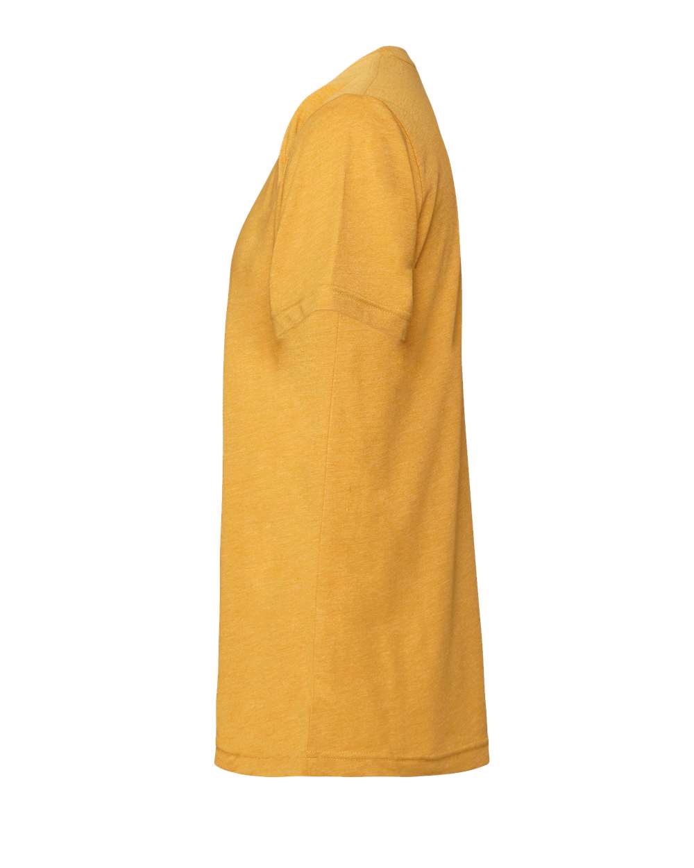 BELLA + CANVAS 3001CVC CVC Jersey Tee - Heather Mustard - Direct Side