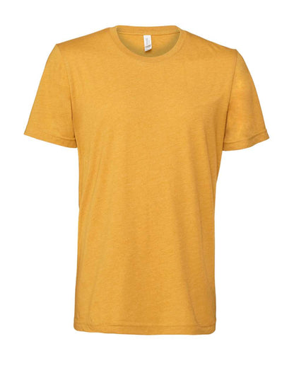 BELLA + CANVAS 3001CVC CVC Jersey Tee - Heather Mustard - Front View