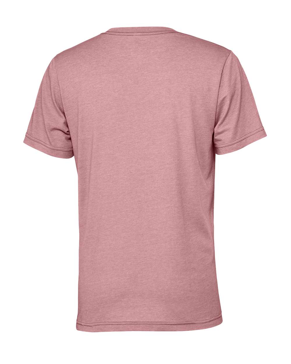 BELLA + CANVAS 3001CVC CVC Jersey Tee - Heather Orchid - Back View