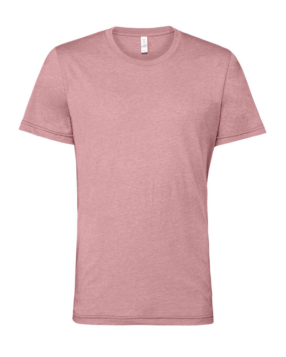 BELLA + CANVAS 3001CVC CVC Jersey Tee - Heather Orchid - Front View