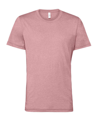 BELLA + CANVAS 3001CVC CVC Jersey Tee - Heather Orchid - Front View