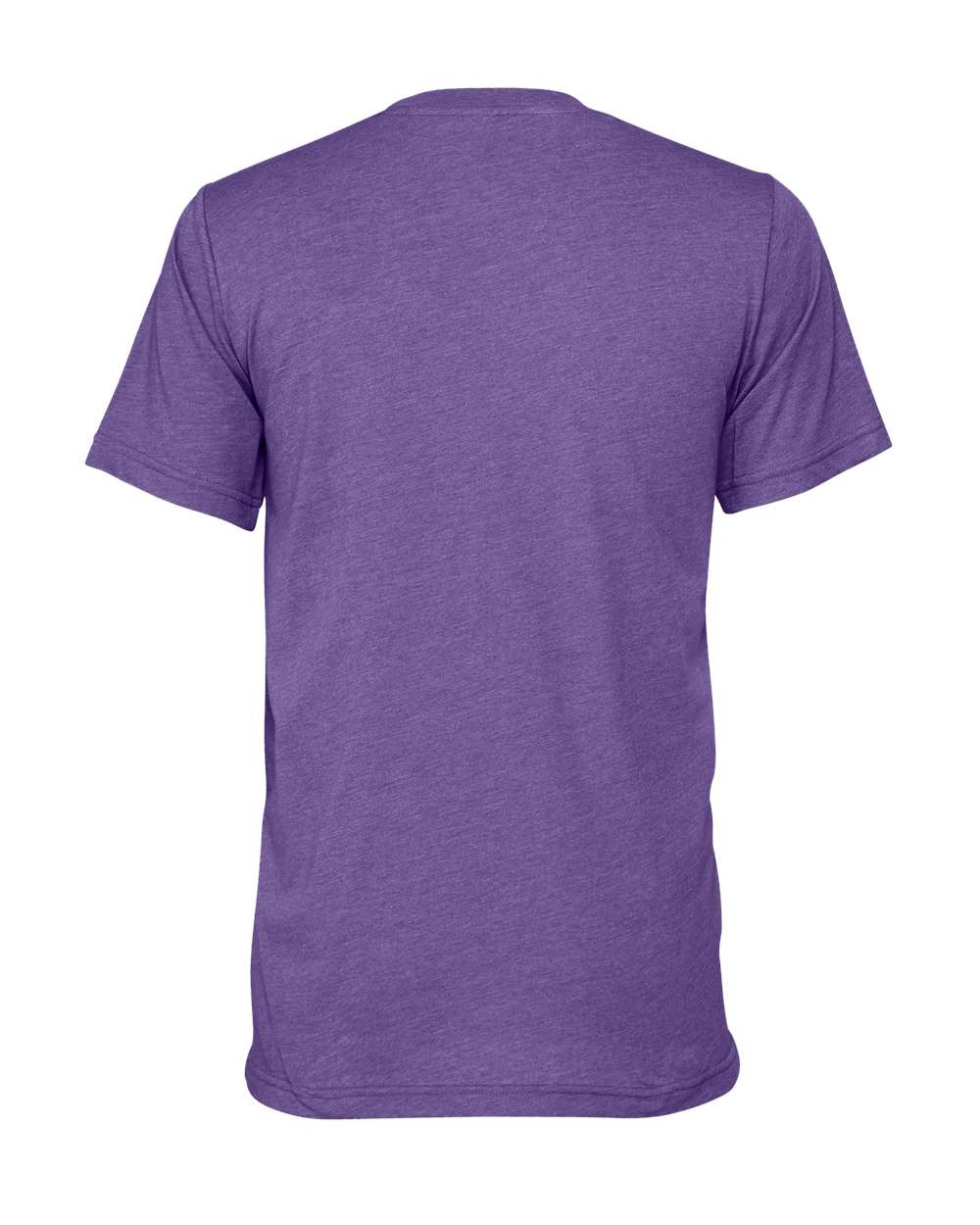 BELLA + CANVAS 3001CVC CVC Jersey Tee - Heather Lapis - Back View