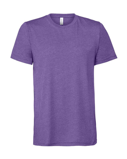 BELLA + CANVAS 3001CVC CVC Jersey Tee - Heather Lapis - Front View
