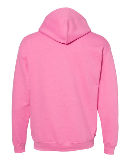 Gildan 18500 Unisex Heavy Blend™ Hooded Sweatshirt - Azalea - Back View