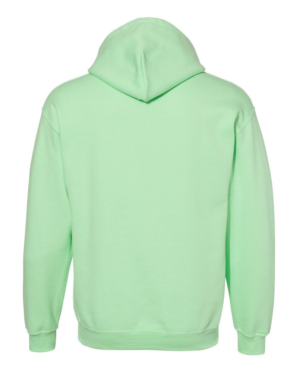 Gildan 18500 Unisex Heavy Blend™ Hooded Sweatshirt - Mint Green - Back View
