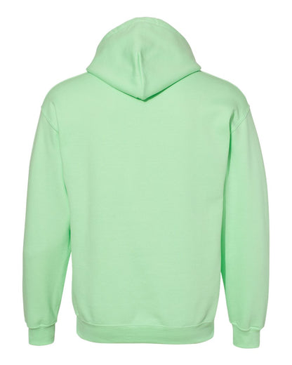Gildan 18500 Unisex Heavy Blend™ Hooded Sweatshirt - Mint Green - Back View