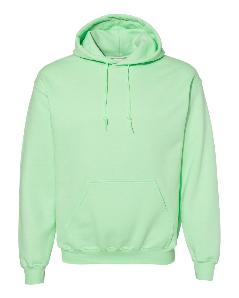 Gildan 18500 Unisex Heavy Blend™ Hooded Sweatshirt - Mint Green - Front View
