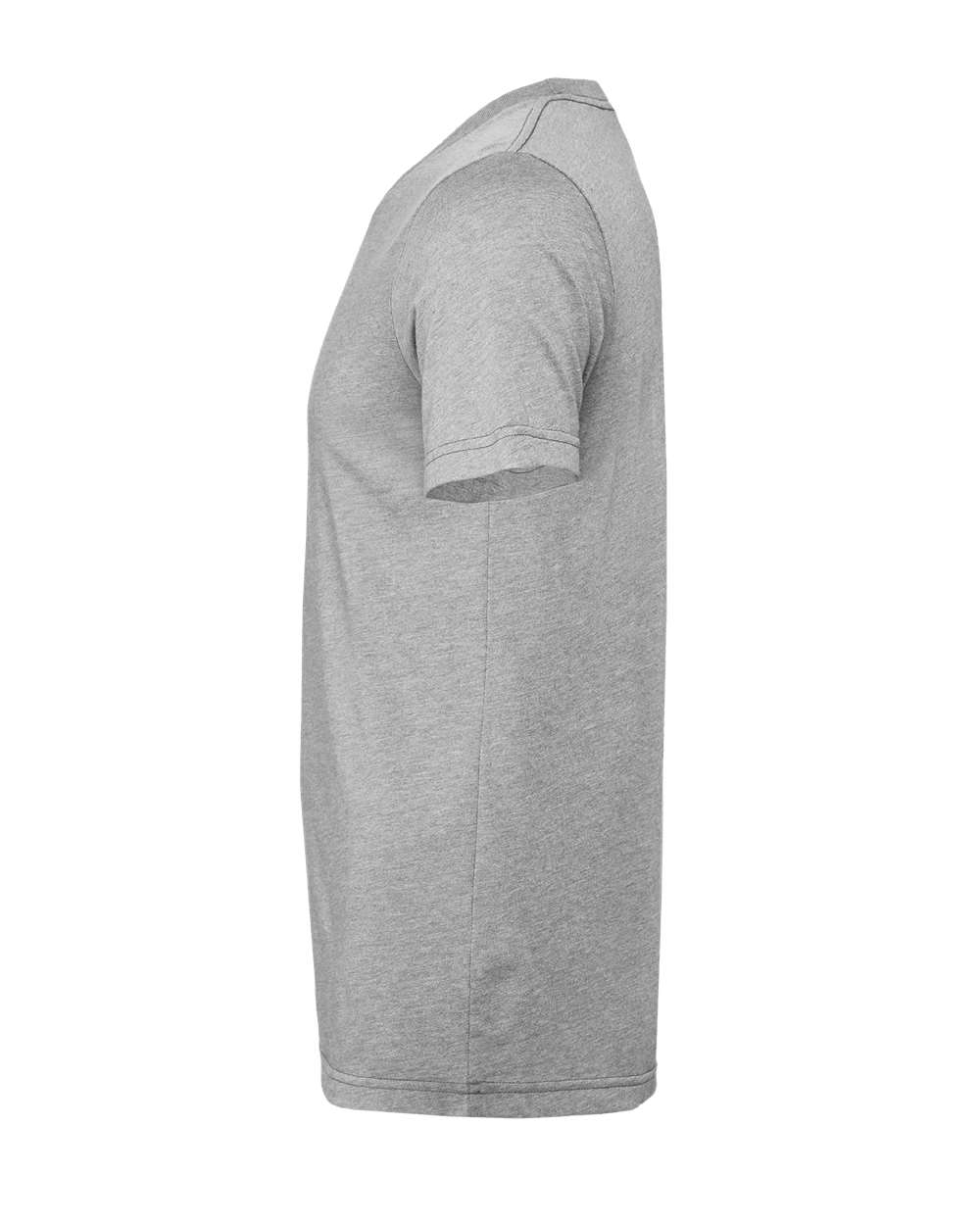 BELLA + CANVAS 3001CVC CVC Jersey Tee - Athletic Heather - Direct Side