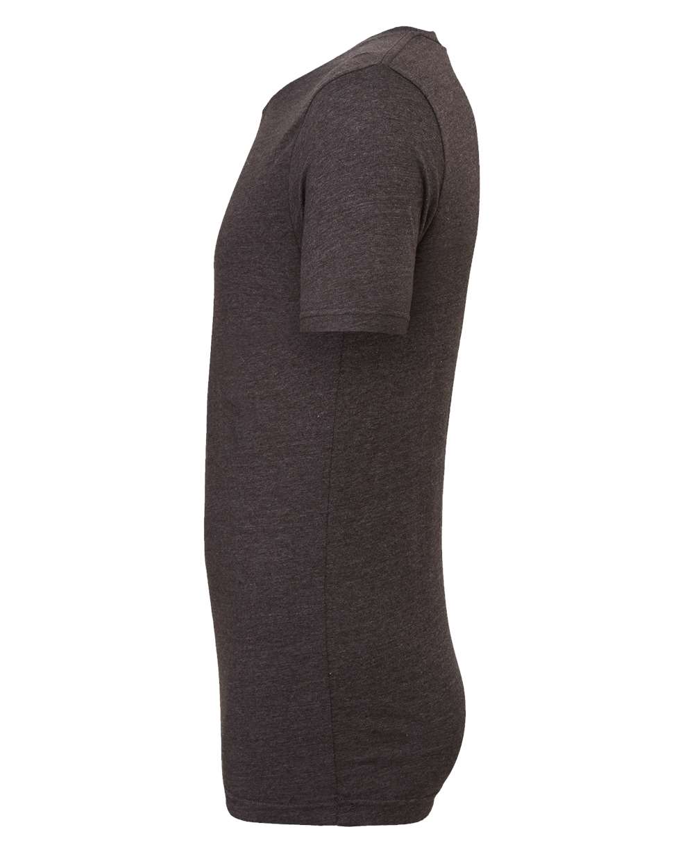 BELLA + CANVAS 3001CVC CVC Jersey Tee - Dark Grey Heather - Direct Side