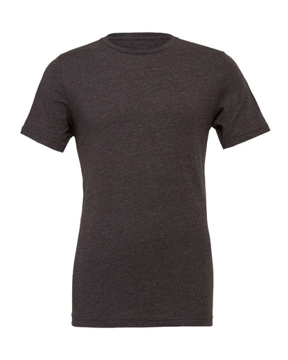 BELLA + CANVAS 3001CVC CVC Jersey Tee - Dark Grey Heather - Front View