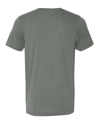 BELLA + CANVAS 3001CVC CVC Jersey Tee - Deep Heather - Back View