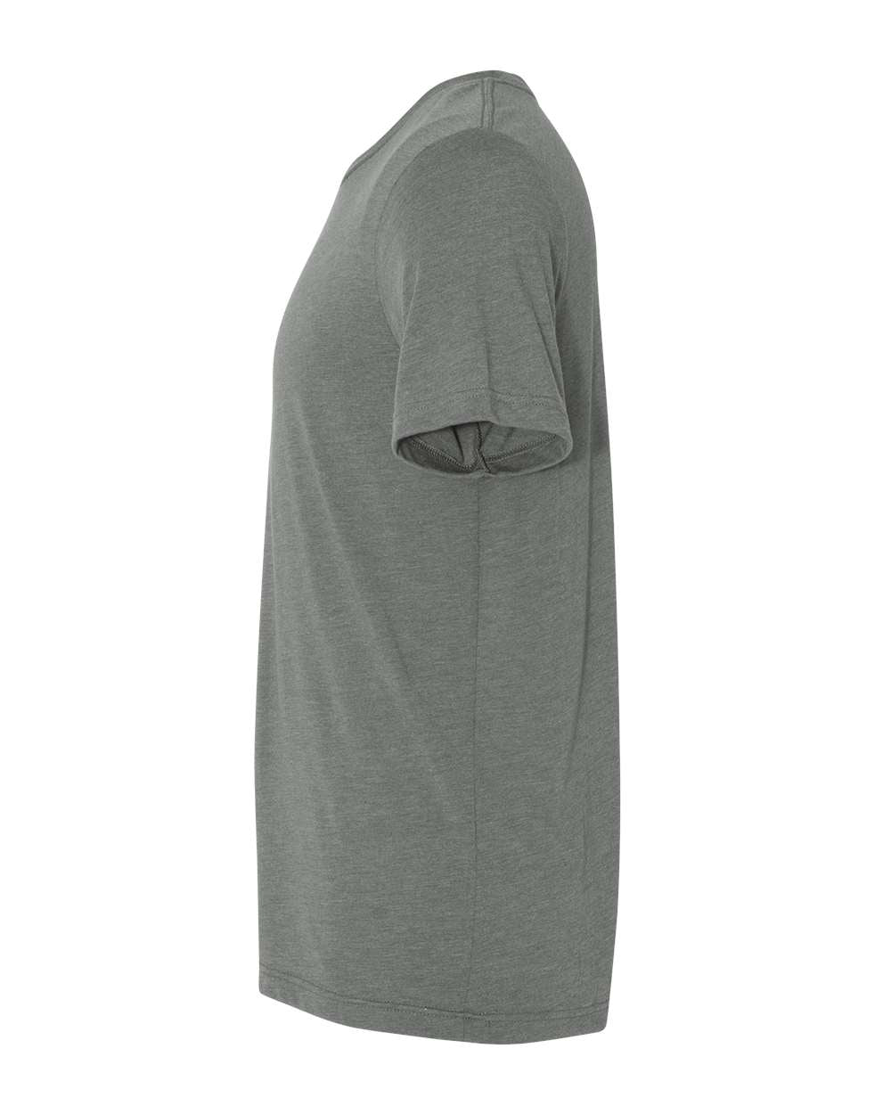 BELLA + CANVAS 3001CVC CVC Jersey Tee - Deep Heather - Direct Side