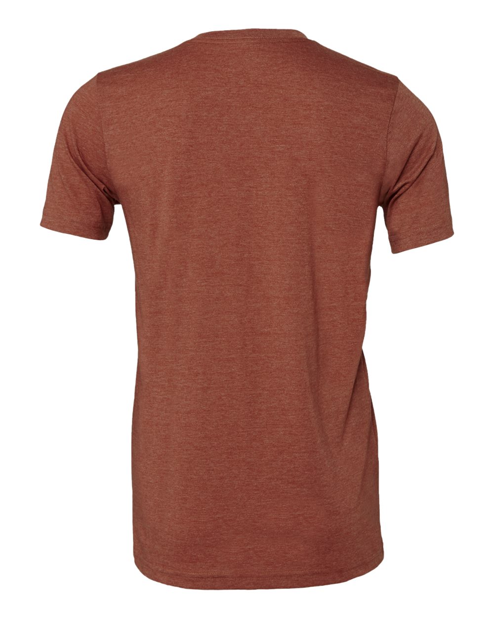 BELLA + CANVAS 3001CVC CVC Jersey Tee - Heather Clay - Back View