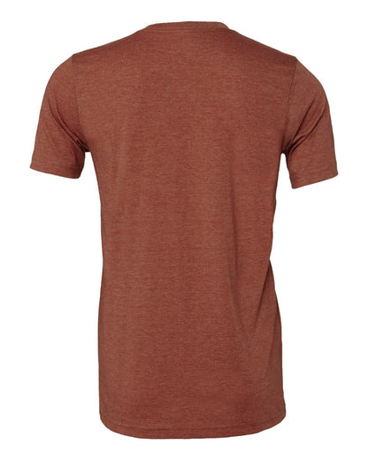 BELLA + CANVAS 3001CVC CVC Jersey Tee - Heather Clay - Back View