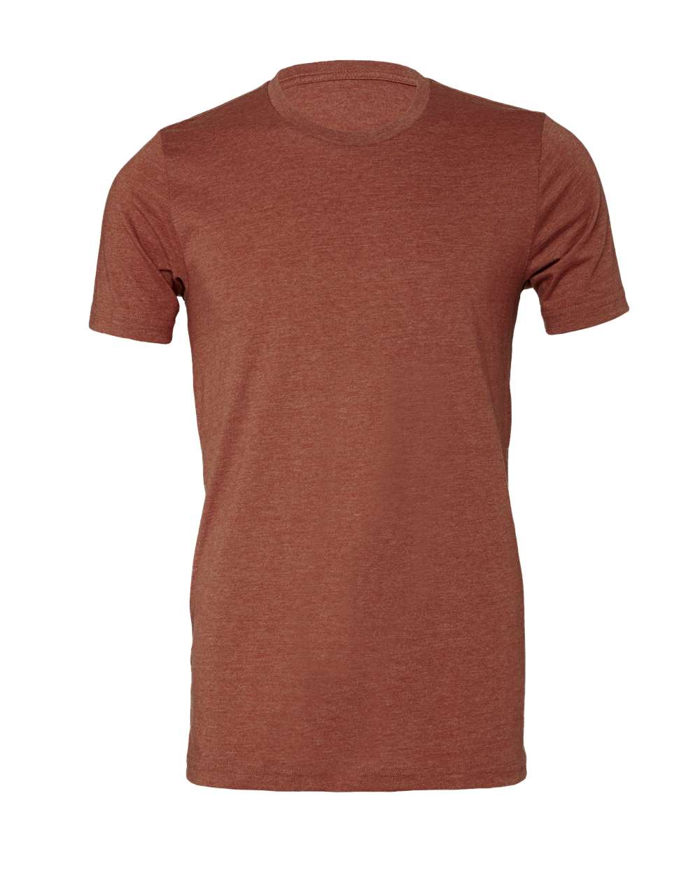 BELLA + CANVAS 3001CVC CVC Jersey Tee - Heather Clay - Front View