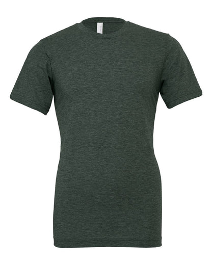 BELLA + CANVAS 3001CVC CVC Jersey Tee - Heather Forest - Front View